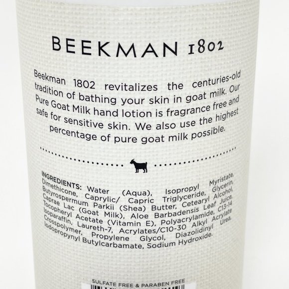 Lot 3 Beekman 1802 Pure Goat Milk 2 - Hand Wash & 1 - Lotion NEW - Picture 6 of 7